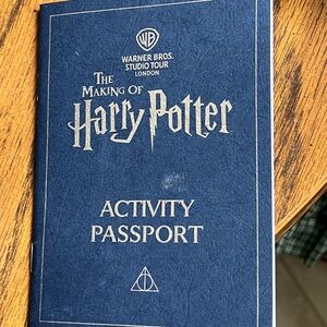 Warner Bros. Blue Harry Potter Studio Tour Passport